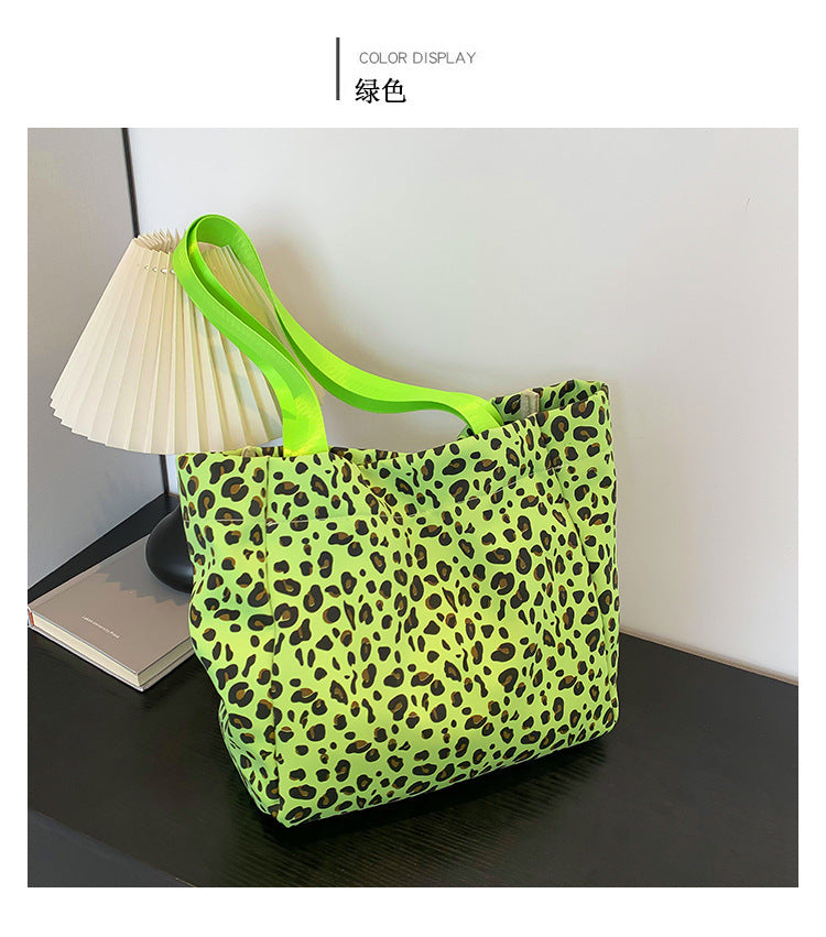 Mode Leopard Print Tote Umhängetasche