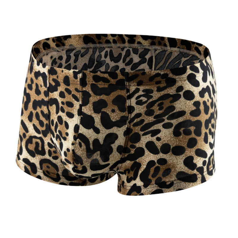 Mode Leopardenmuster Flat Herrenmode Leopardenmuster Boyshorts