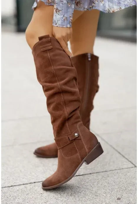 Hochwertige Damenstiefel aus Leder