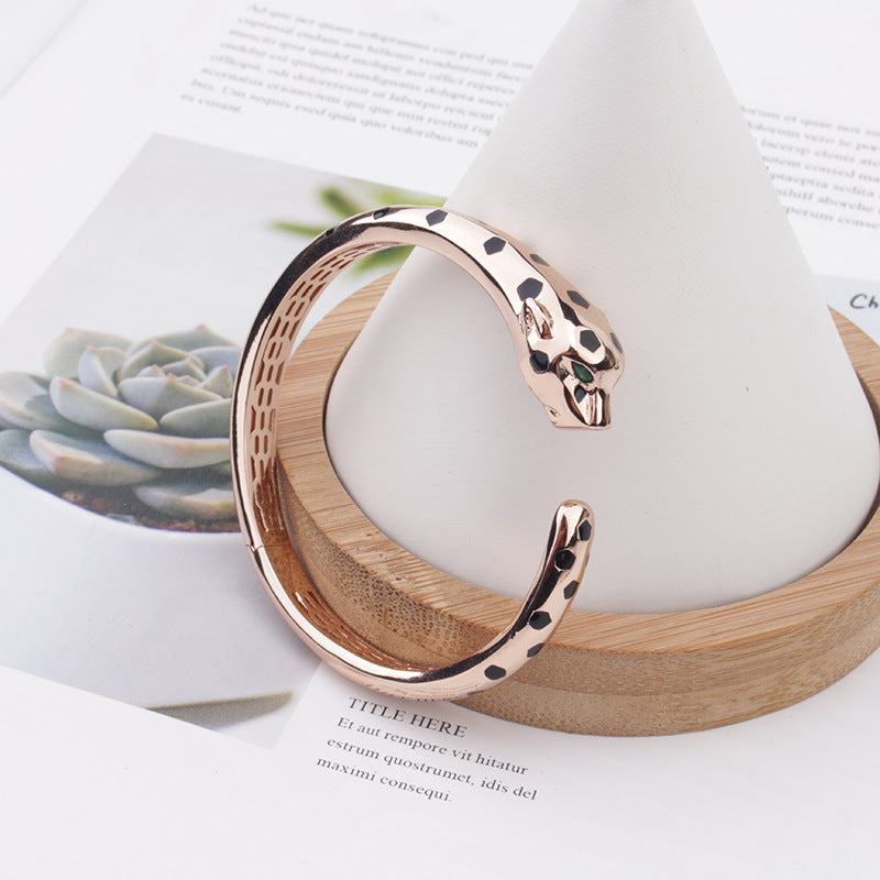 Damenmode Gel-Leopard-Armband Ring