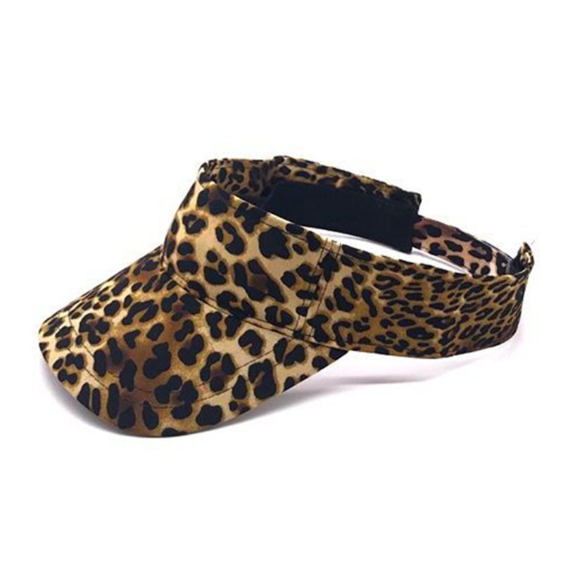 Koreanischer Stil Personalisierte Leopard-Druck Krempe Top Hat