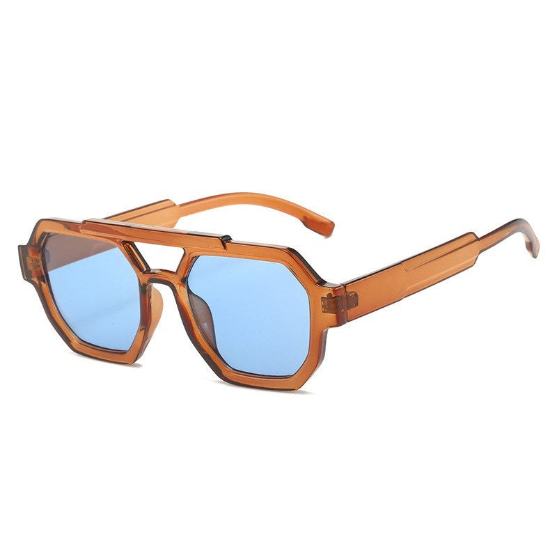 Polygon Double Beam Sonnenbrille Pilot Sunshade Sonnenbrille