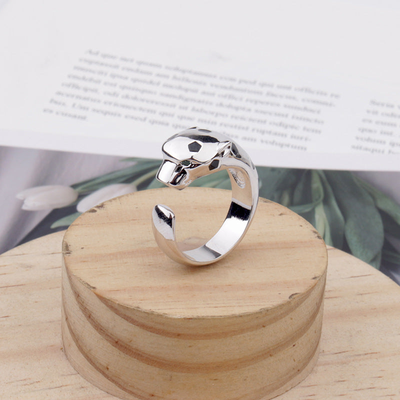 Damenmode Gel-Leopard-Armband Ring