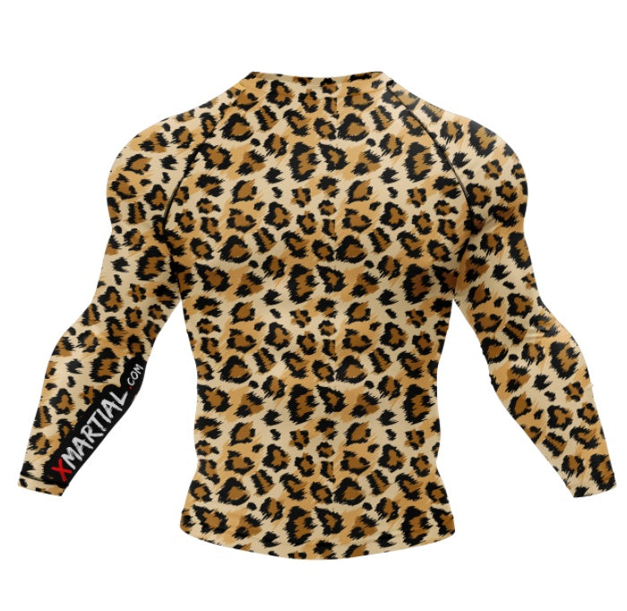 Leopard Print T-Shirt für Männer mit kurzen Ärmeln