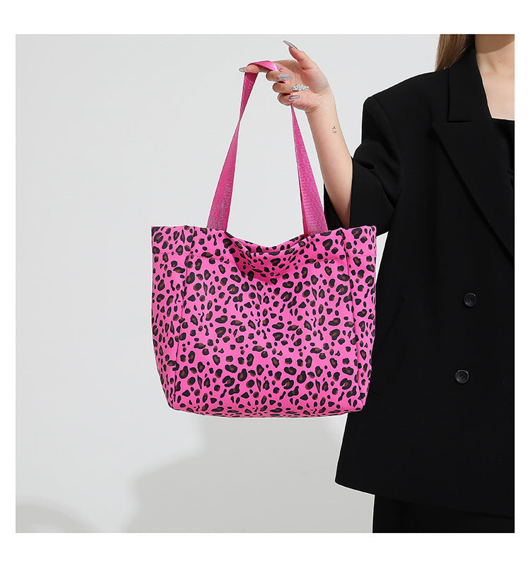 Mode Leopard Print Tote Umhängetasche