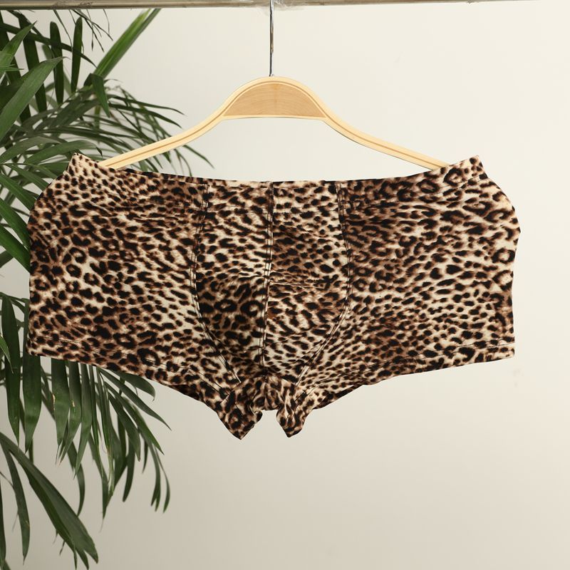 Herrenmode Boxershorts mit Leopardenmuster
