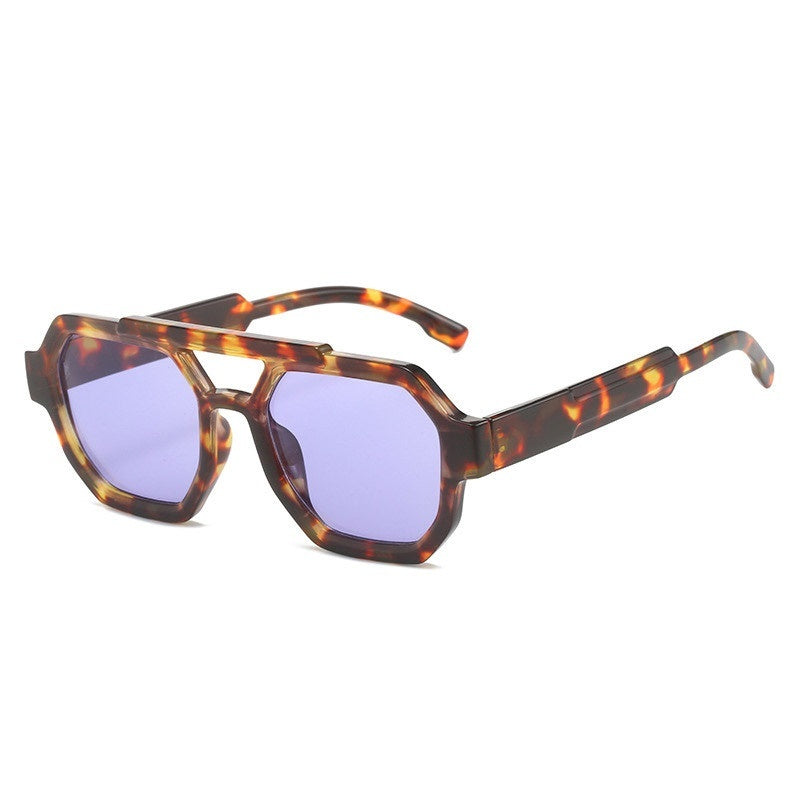 Polygon Double Beam Sonnenbrille Pilot Sunshade Sonnenbrille
