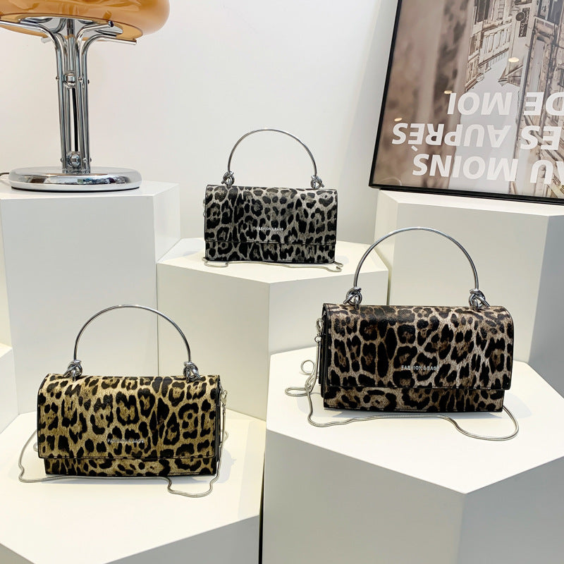 Damenmode Umhängetasche mit Leopardenmuster