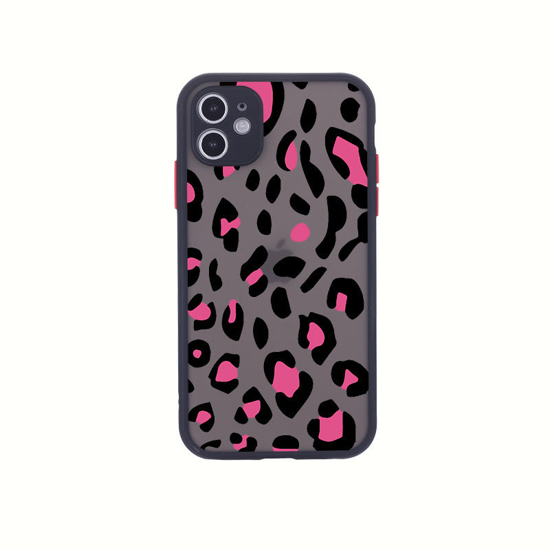 Ins Style Leopard Print neue Art Haut gebrochenen Punkt personalisierte Handytasche