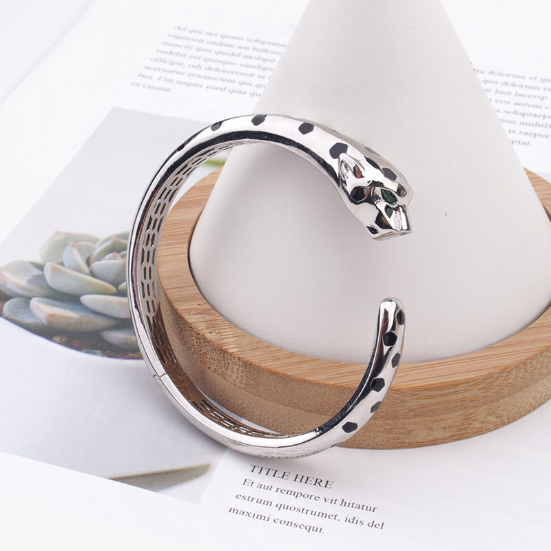 Damenmode Gel-Leopard-Armband Ring