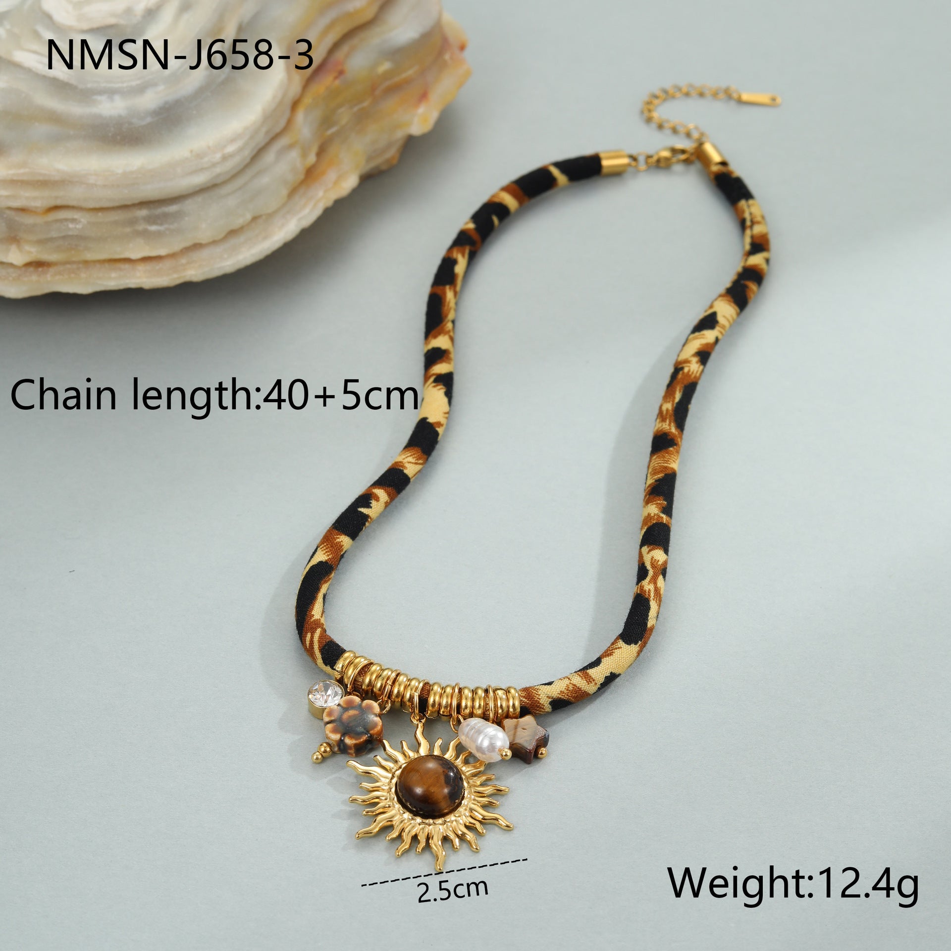 Leopard Series Stainless Steel Necklace For Women Jewelry