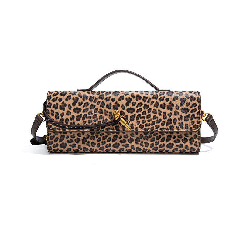 Damen-Retro-Leopardenprint-Dinner-Tasche