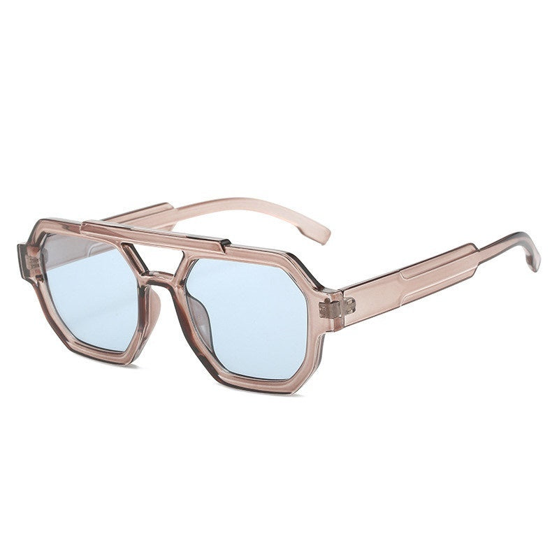 Polygon Double Beam Sonnenbrille Pilot Sunshade Sonnenbrille