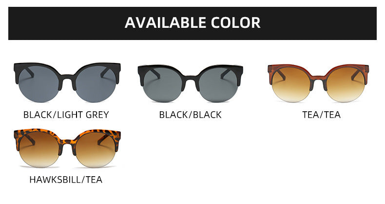 Rahmen Halbe Sonnenbrille