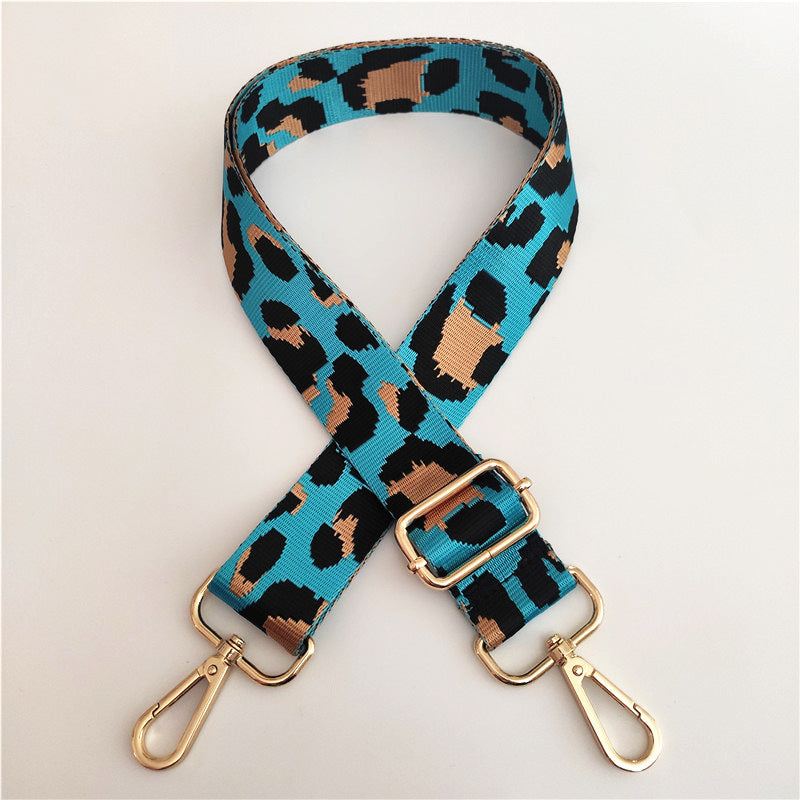 Women's Leopard Print verdickt verstellbaren Rucksack Ersatz Schultergurte