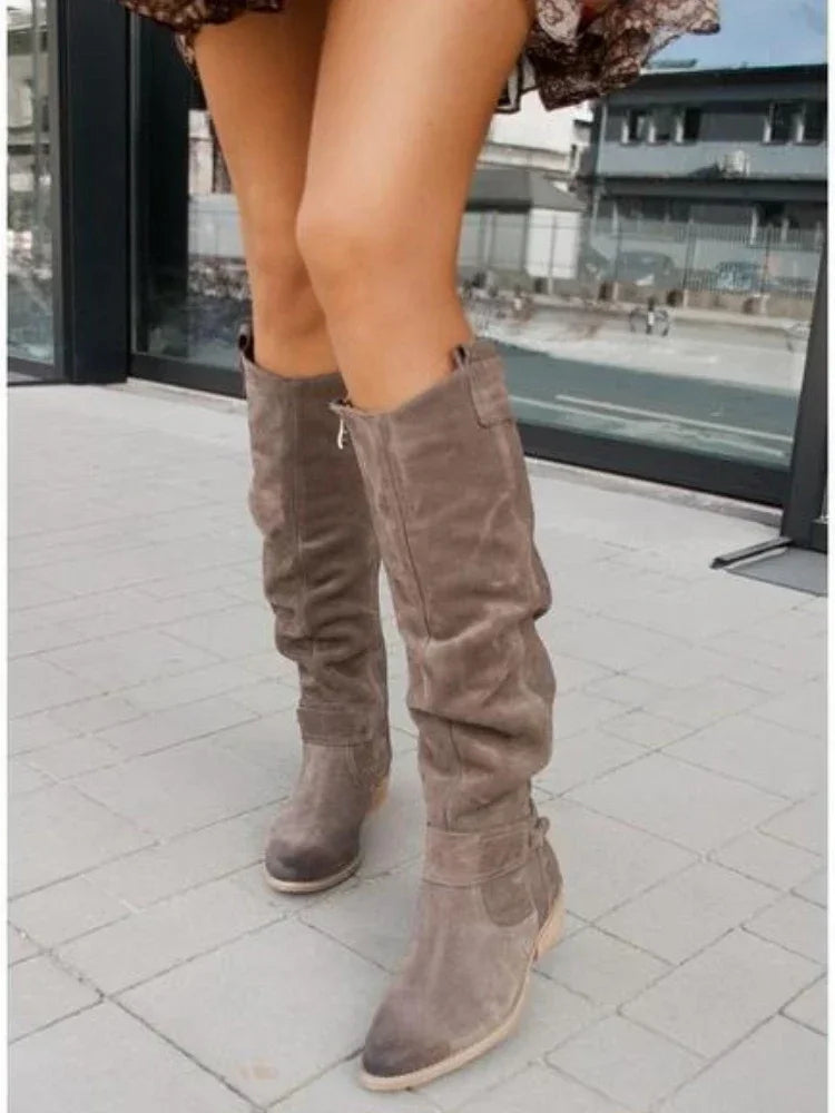 Hochwertige Damenstiefel aus Leder