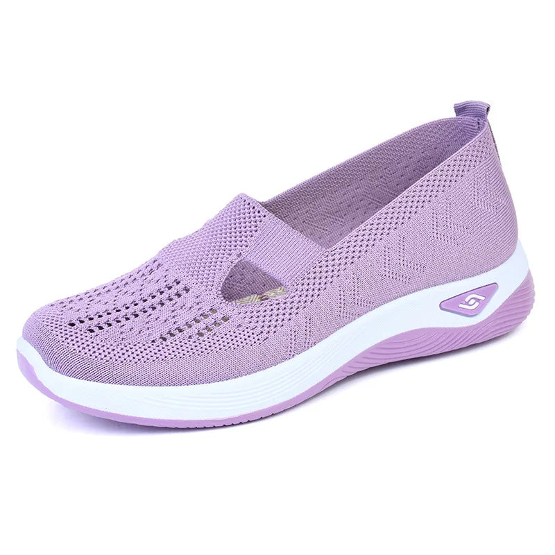 Damen Anti-Rutsch Walking Woven Schuhe