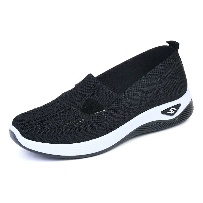 Damen Anti-Rutsch Walking Woven Schuhe