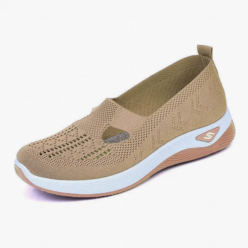 Damen Anti-Rutsch Walking Woven Schuhe