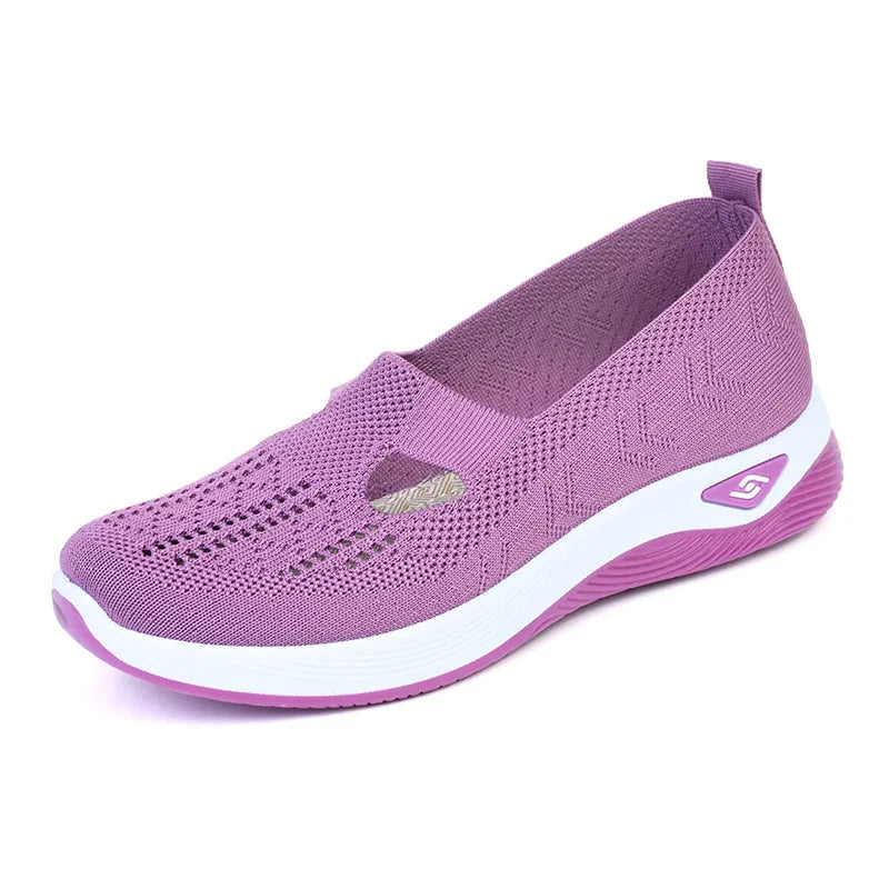 Damen Anti-Rutsch Walking Woven Schuhe