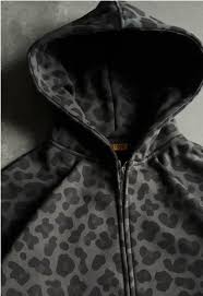 Amerikanischer Leoparden Druck Digitaldruck Hoodie