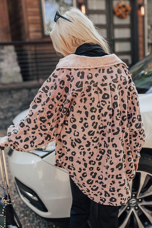 New Casual Leopard Print Coat For Women