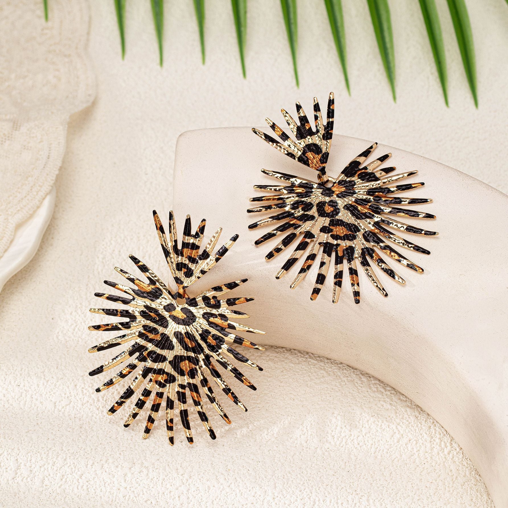 Fashion Temperament Leopard Print Women's Earrings