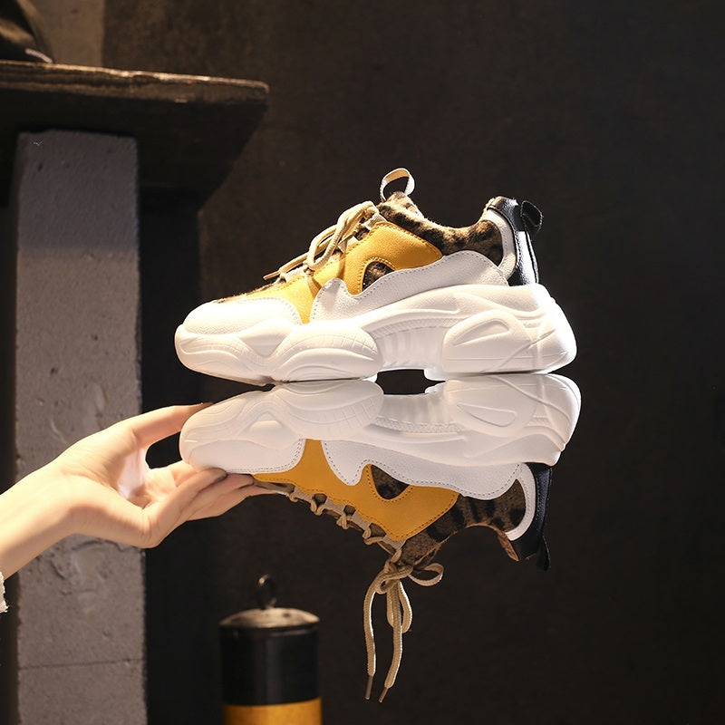 Leopard women's sneakers shoes