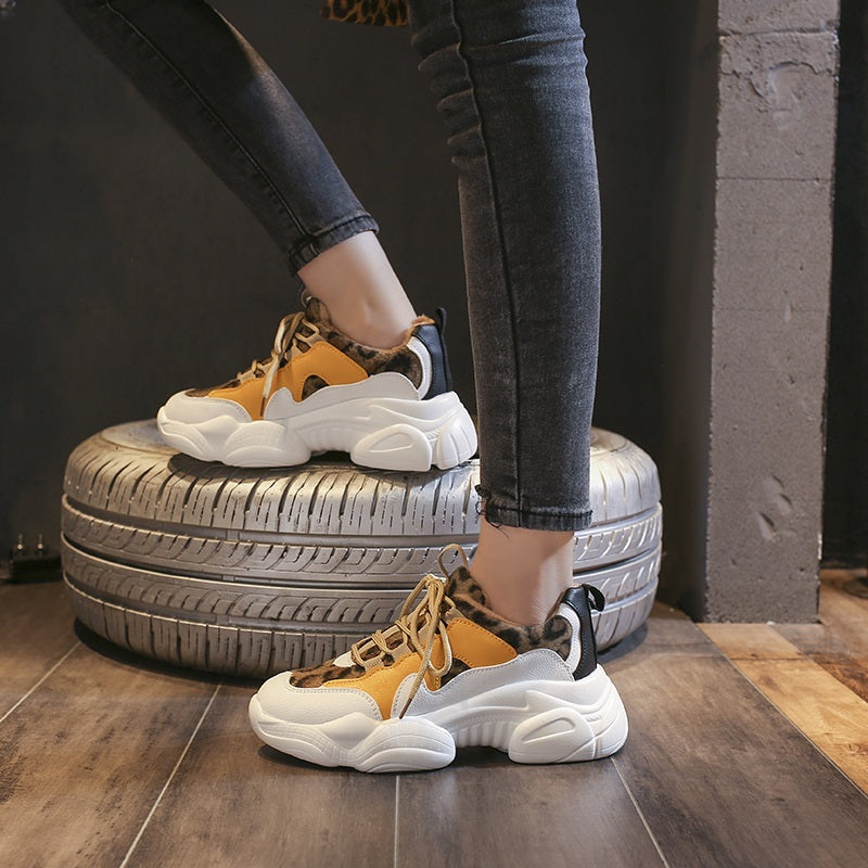 Leopard women's sneakers shoes