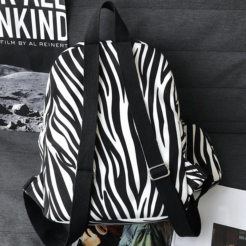 Koreanischer Stil Mode Persönlichkeit College-Stil Großraum-Muster-Rucksack