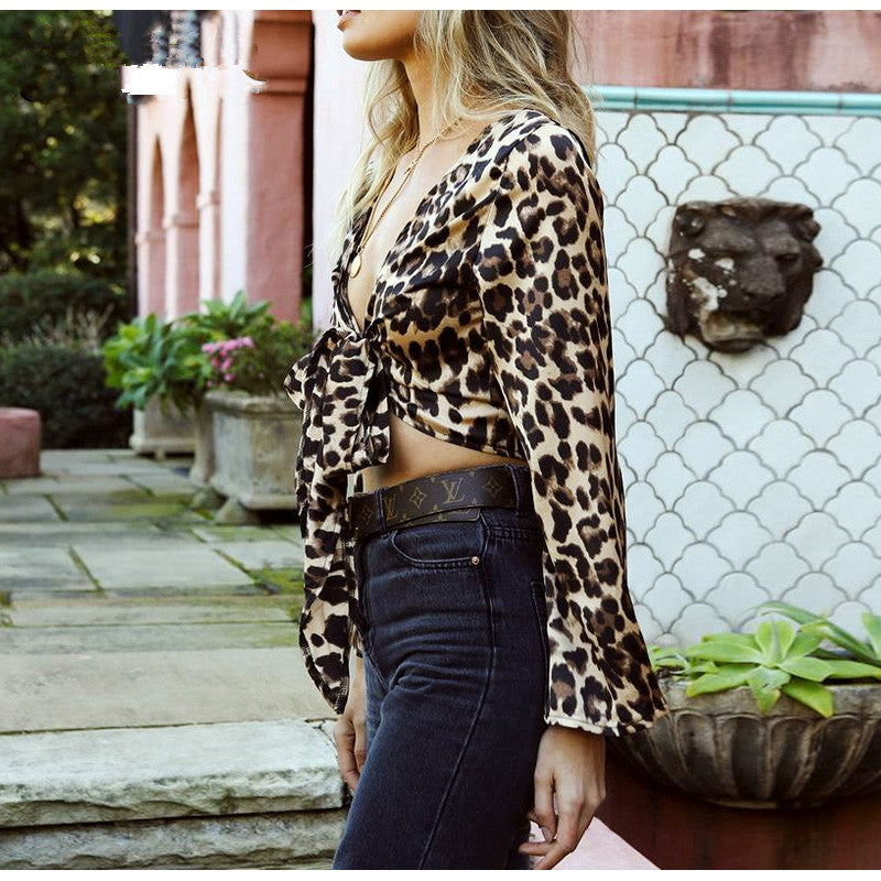 Leopard Print Cardigan In Stock