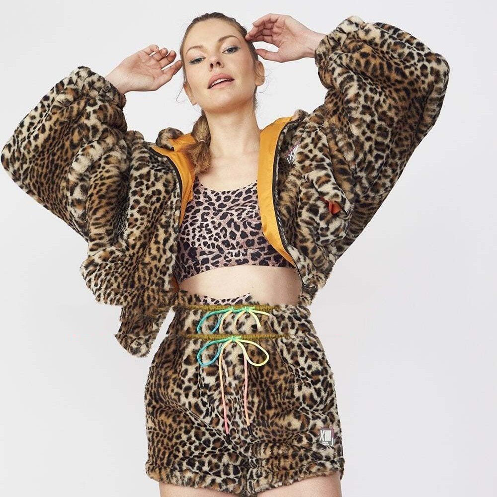 Leopard Fur Coat Double-sided Women's Wear