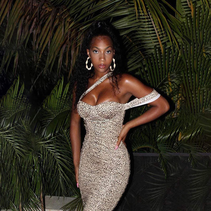 Slim Leopard Dress