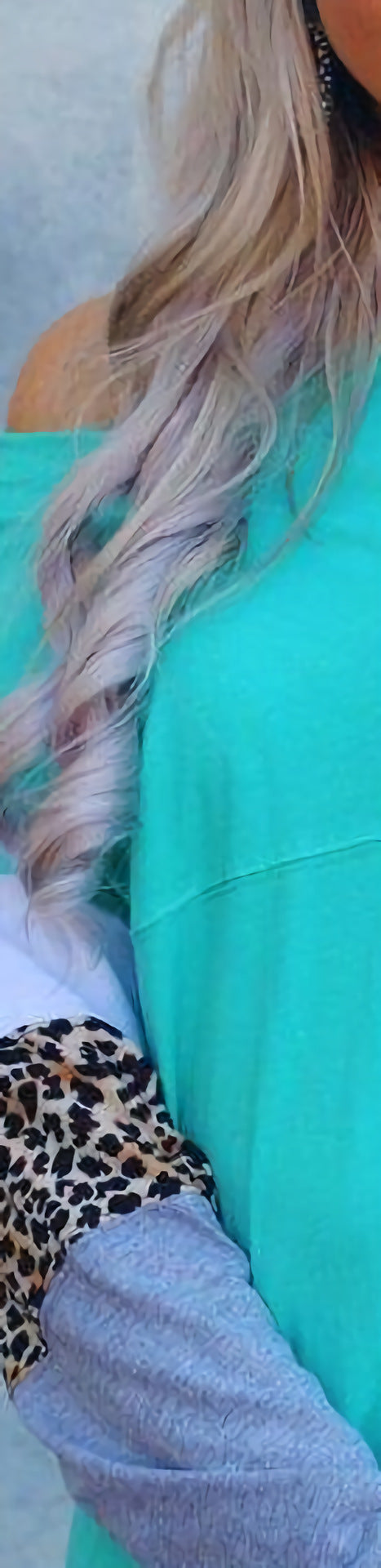 Tricolor Leopard Sweatshirt