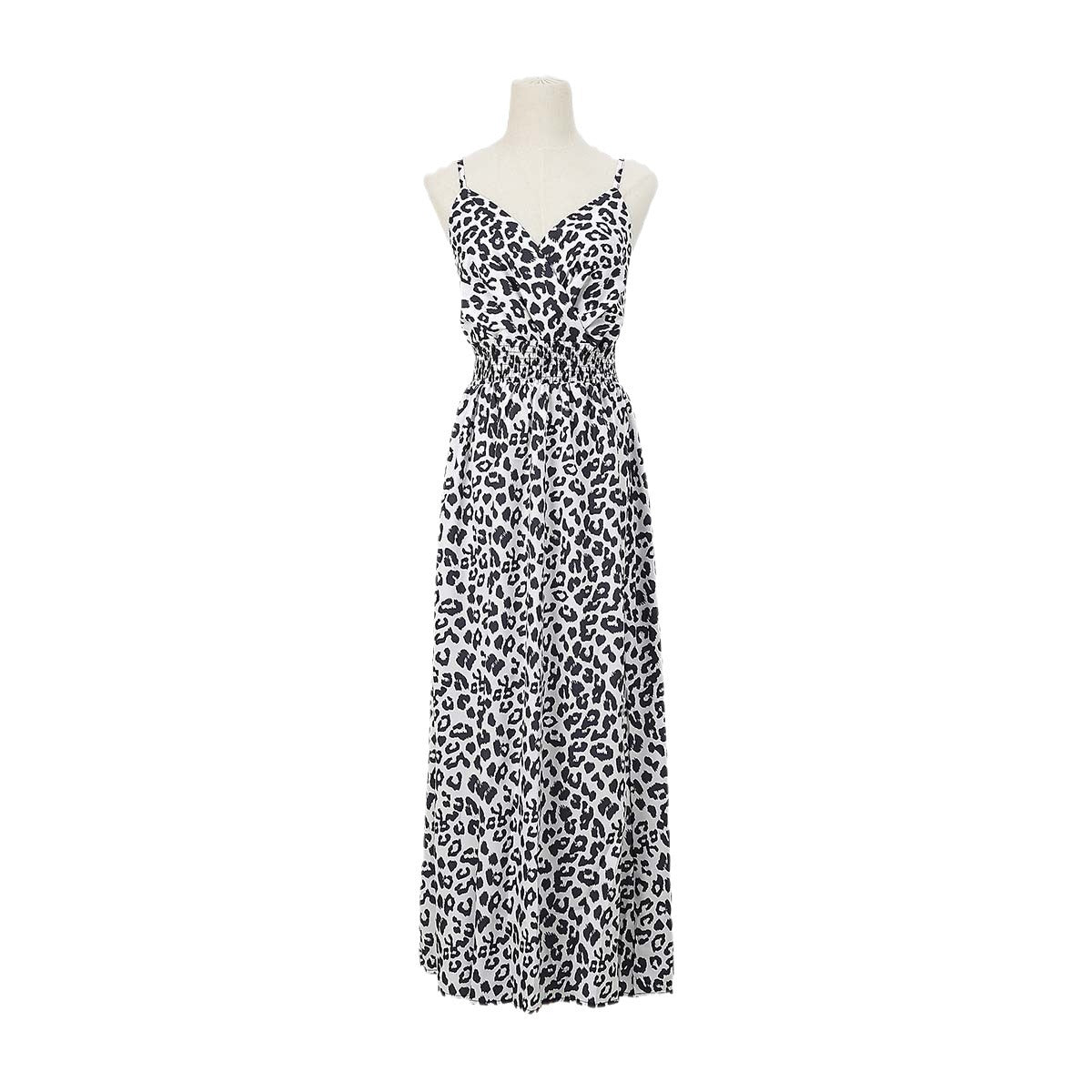 Hot Dress Summer Cross-border Leopard Print Sling Cool