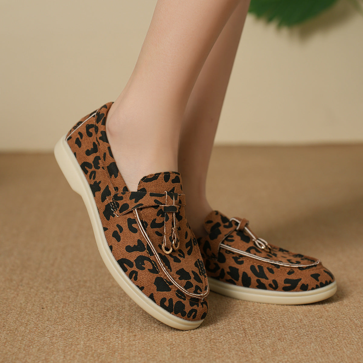 Leoparden-Pumps – Lässiger Slip-On