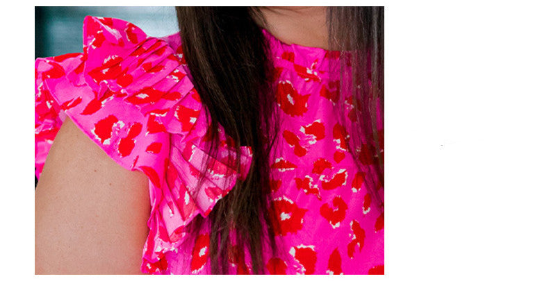 Women's Fashion Leopard Print Printed Short Skirt