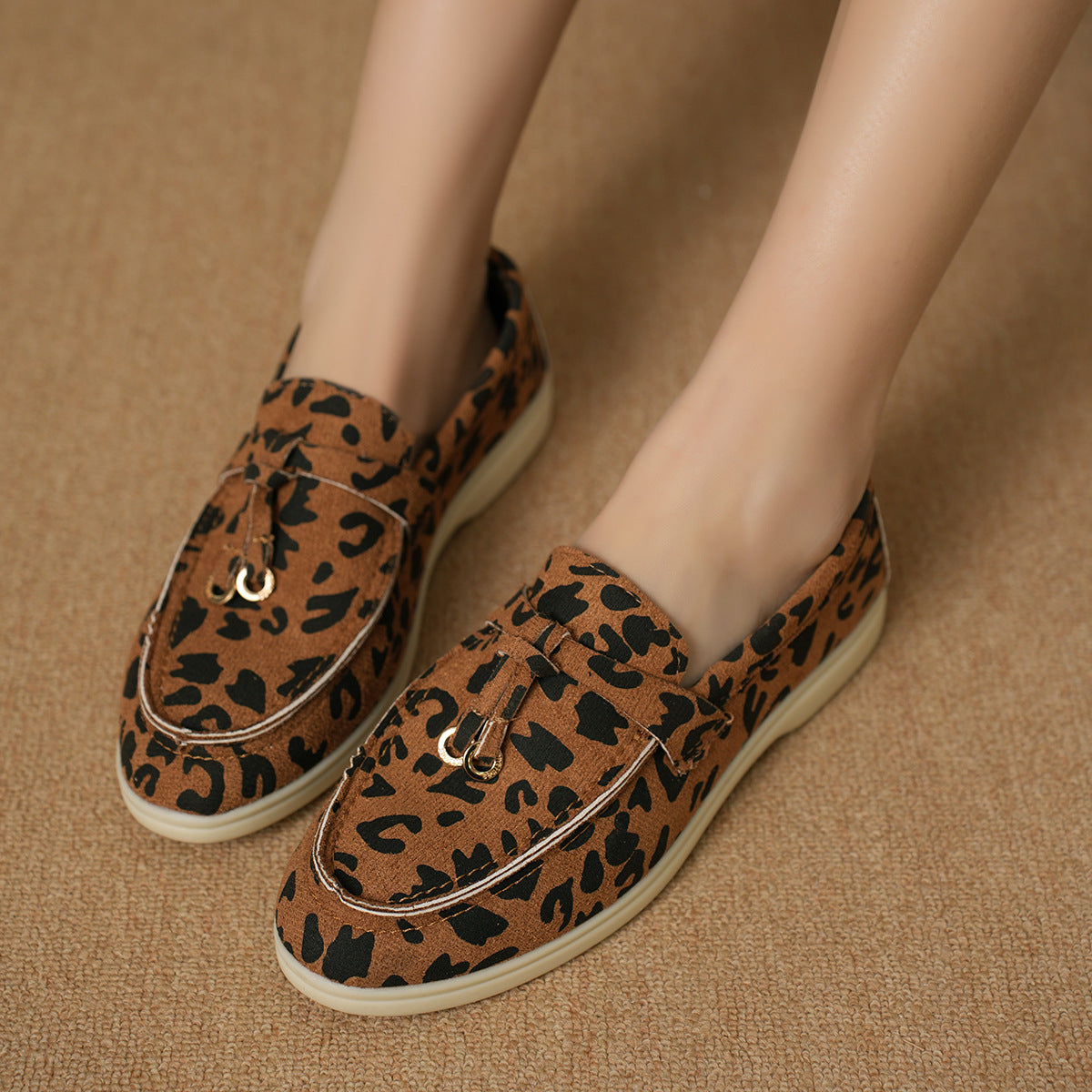 Leoparden-Pumps – Lässiger Slip-On