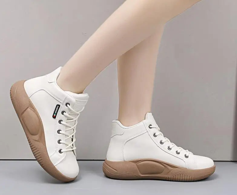 Women's High Top dicke Sohle Martin Stiefel
