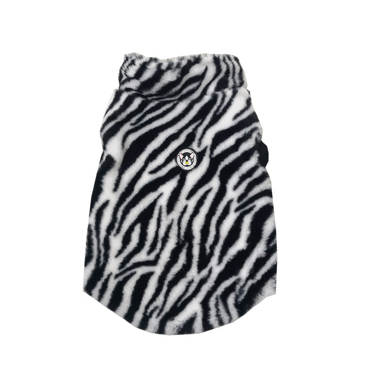 Leopard Print Plush Thick Vest Autumn And Winter