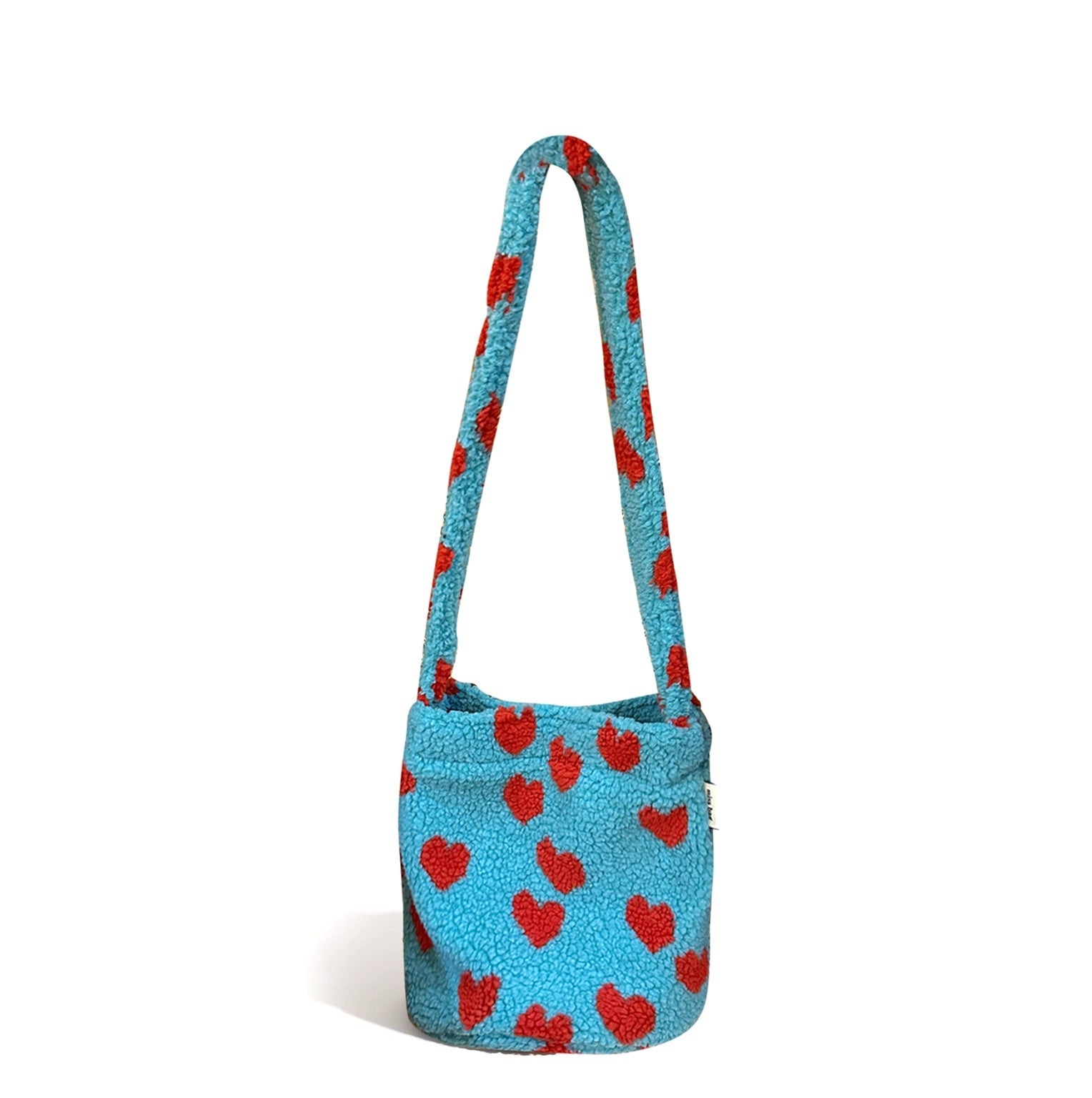 Autumn And Winter New Leopard Print Letters Printed Bucket Bag Large Capacity