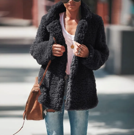 Langarm Jacke Strickjacke