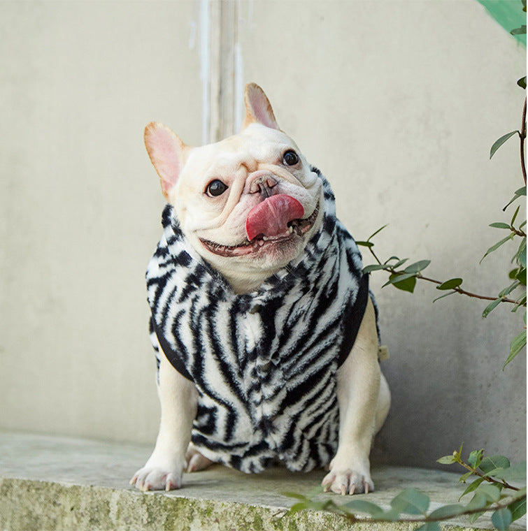 Leopard Print Plush Thick Vest Autumn And Winter