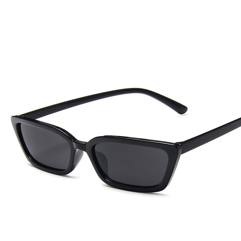 Sonnenbrille mit schmalem Rahmen Zweifarbige Sonnenbrille