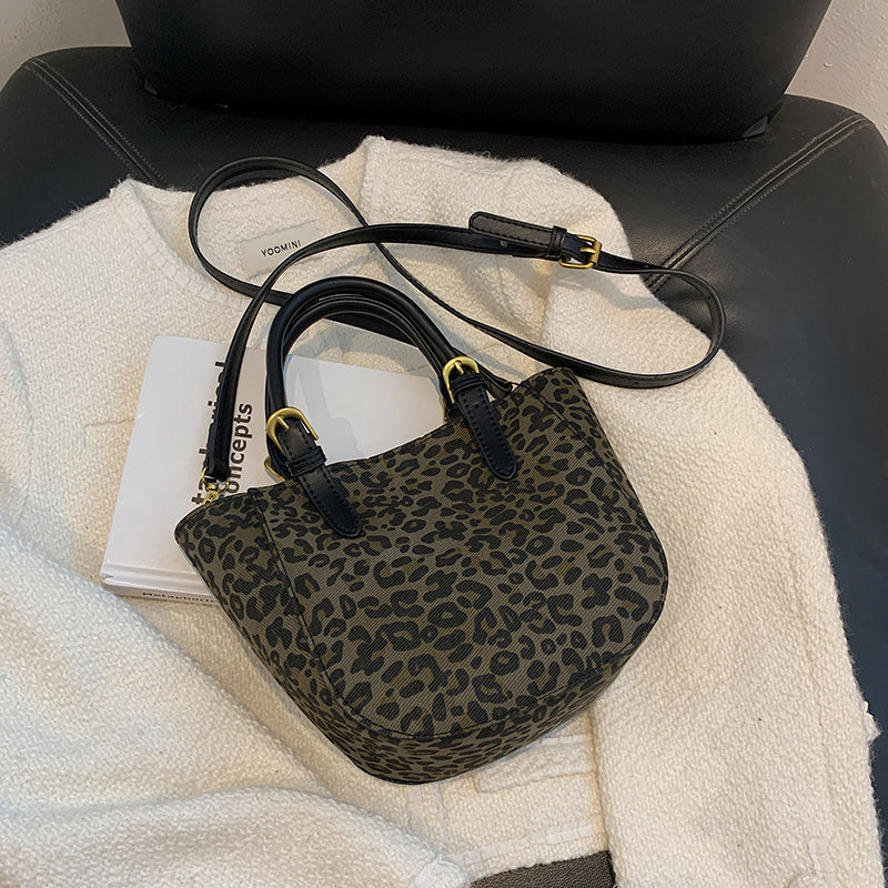 Hochwertige kleine Tasche Trendy Fashion Leopardenmuster Portable