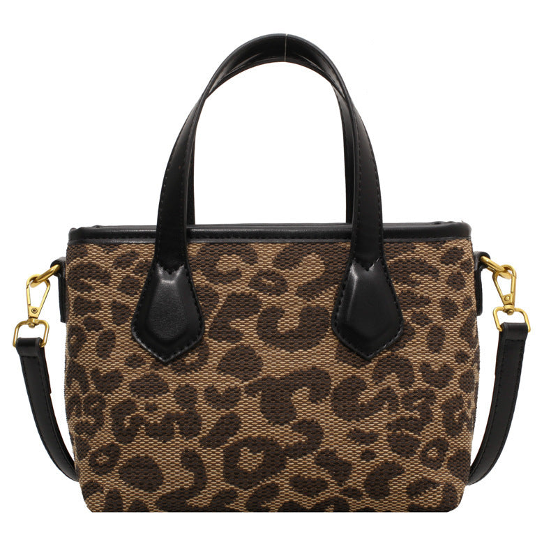 Small Bag Female Leopard Print Portable Fashion