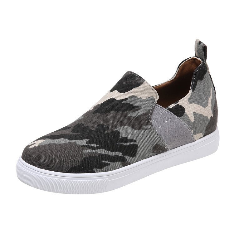 Leopard Loafers Frauen Elastic Band Design Casual flache Schuhe