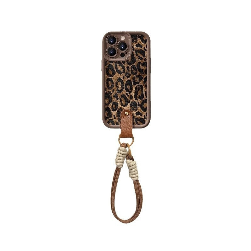 Leopard Print Lanyard für 16 Handytasche
