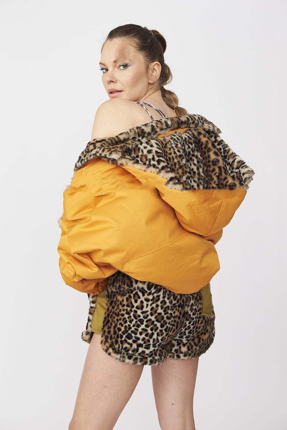 Leopard Fur Coat Double-sided Women's Wear