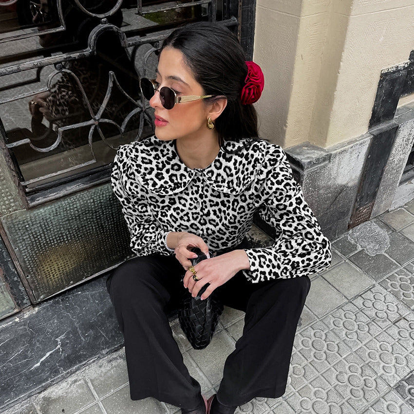 Summer Fashion Leopard-print Shirt